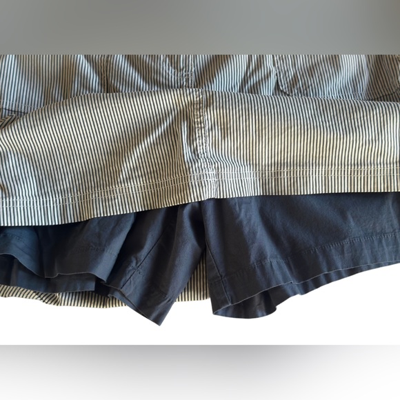 Karen Scott Blue and White Stripe Skort - Picture 8 of 8